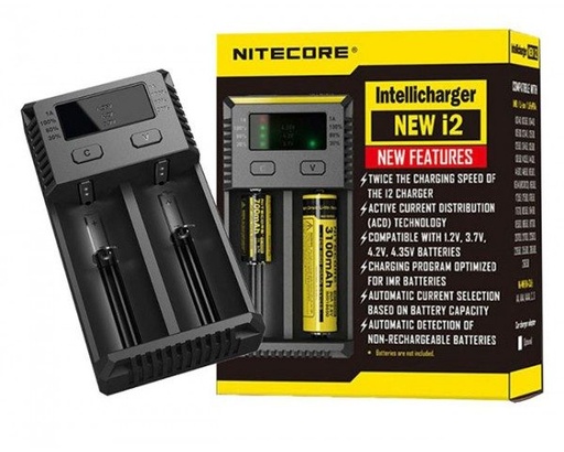 Cargador Baterías NiteCore i2